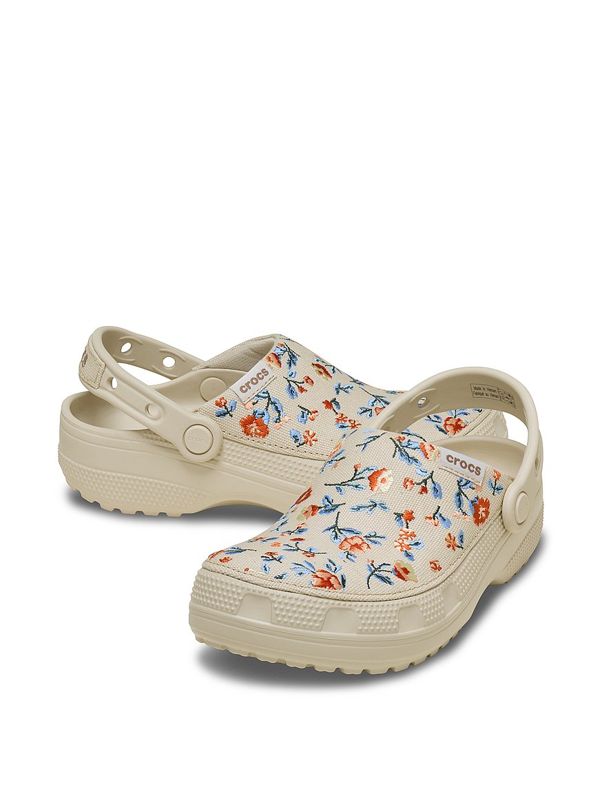 classic crafted floral clog classic crafted floral clog