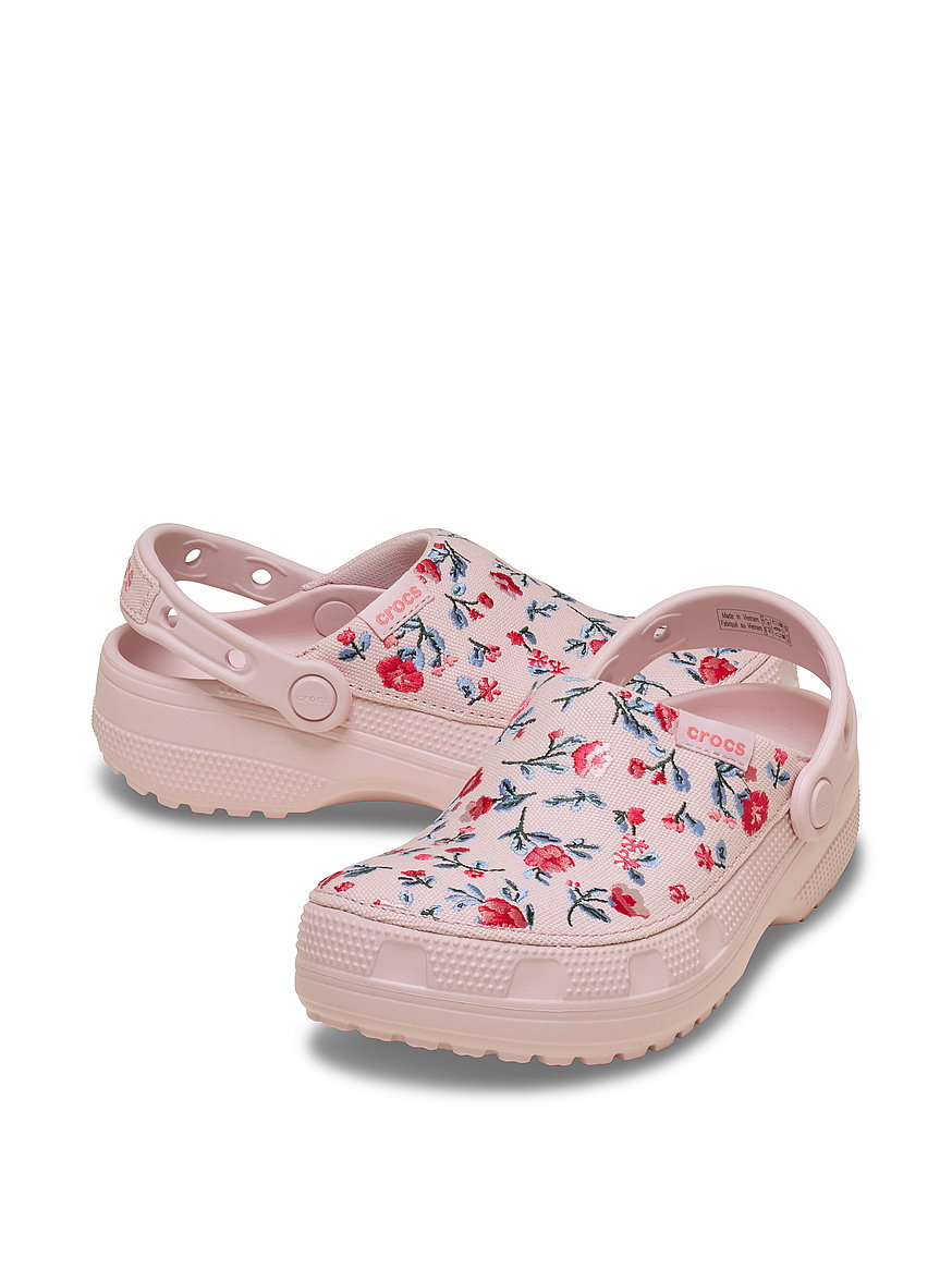 classic crafted floral clog classic crafted floral clog