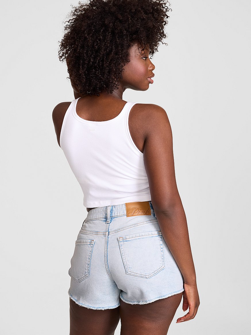 denim by pink high rise a line shortie denim by pink high rise a line shortie