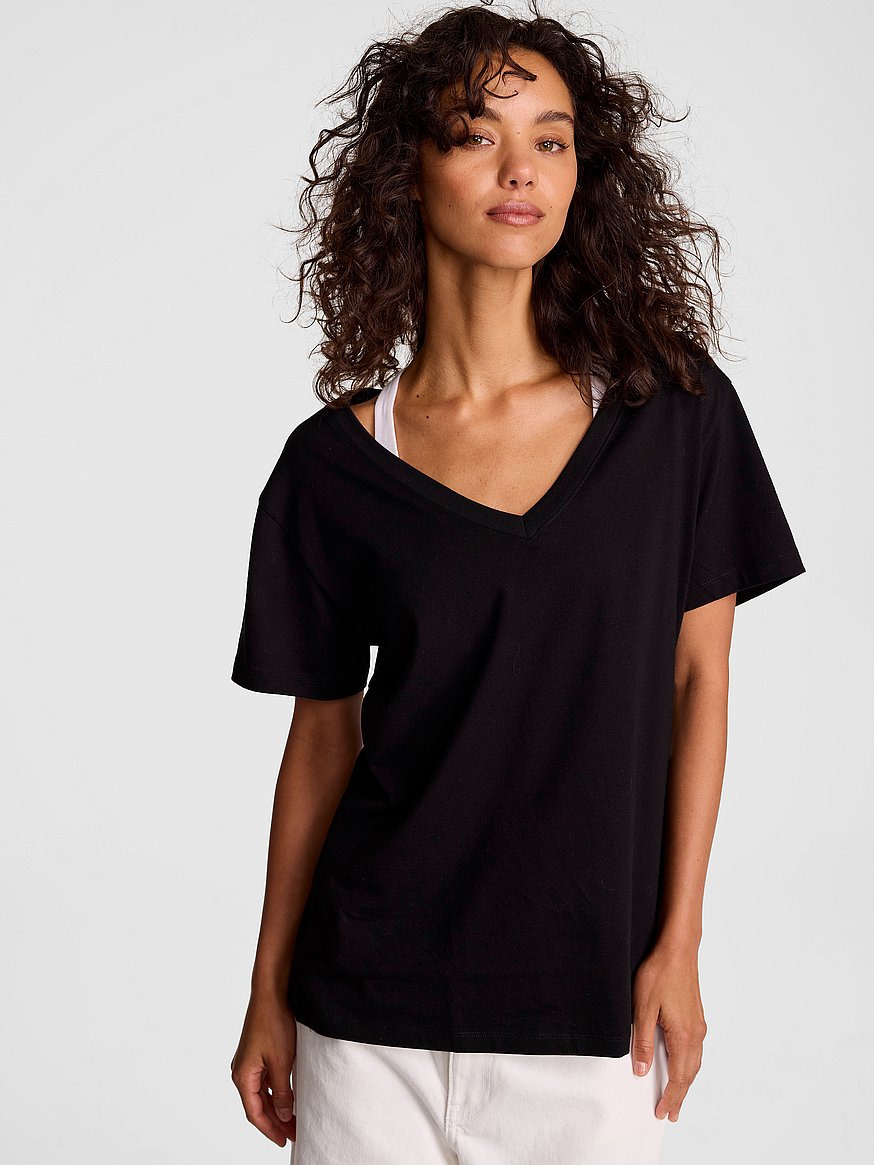 campus cotton™ v neck tee campus cotton™ v neck tee