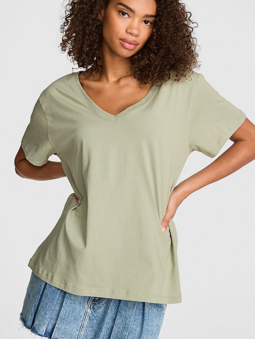 campus cotton™ v neck tee campus cotton™ v neck tee