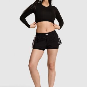 Home lightweight woven run shorts