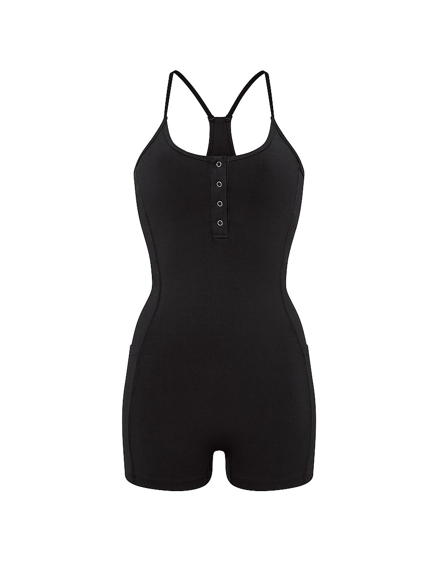 all day cotton™ henley onesie all day cotton™ henley onesie