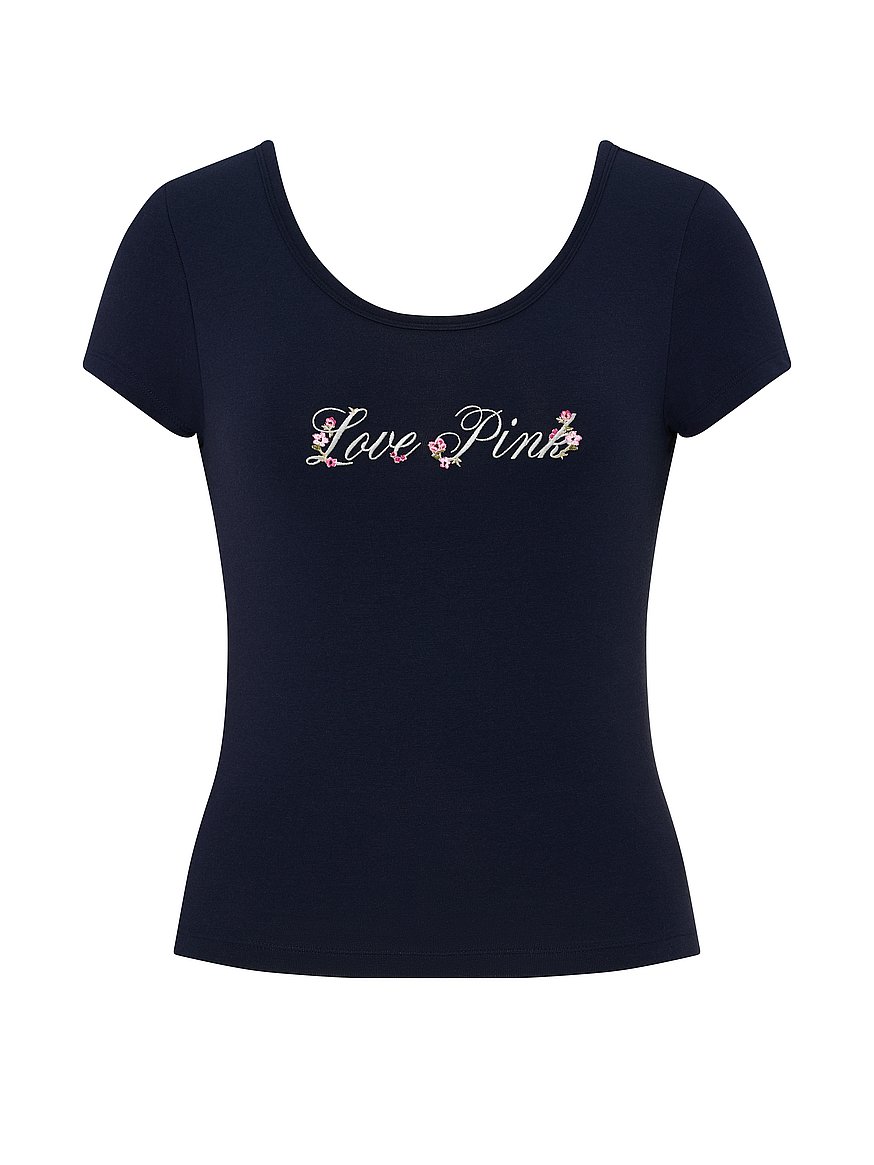 all day cotton™ open back tee all day cotton™ open back tee