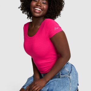 all day cotton™ open back tee