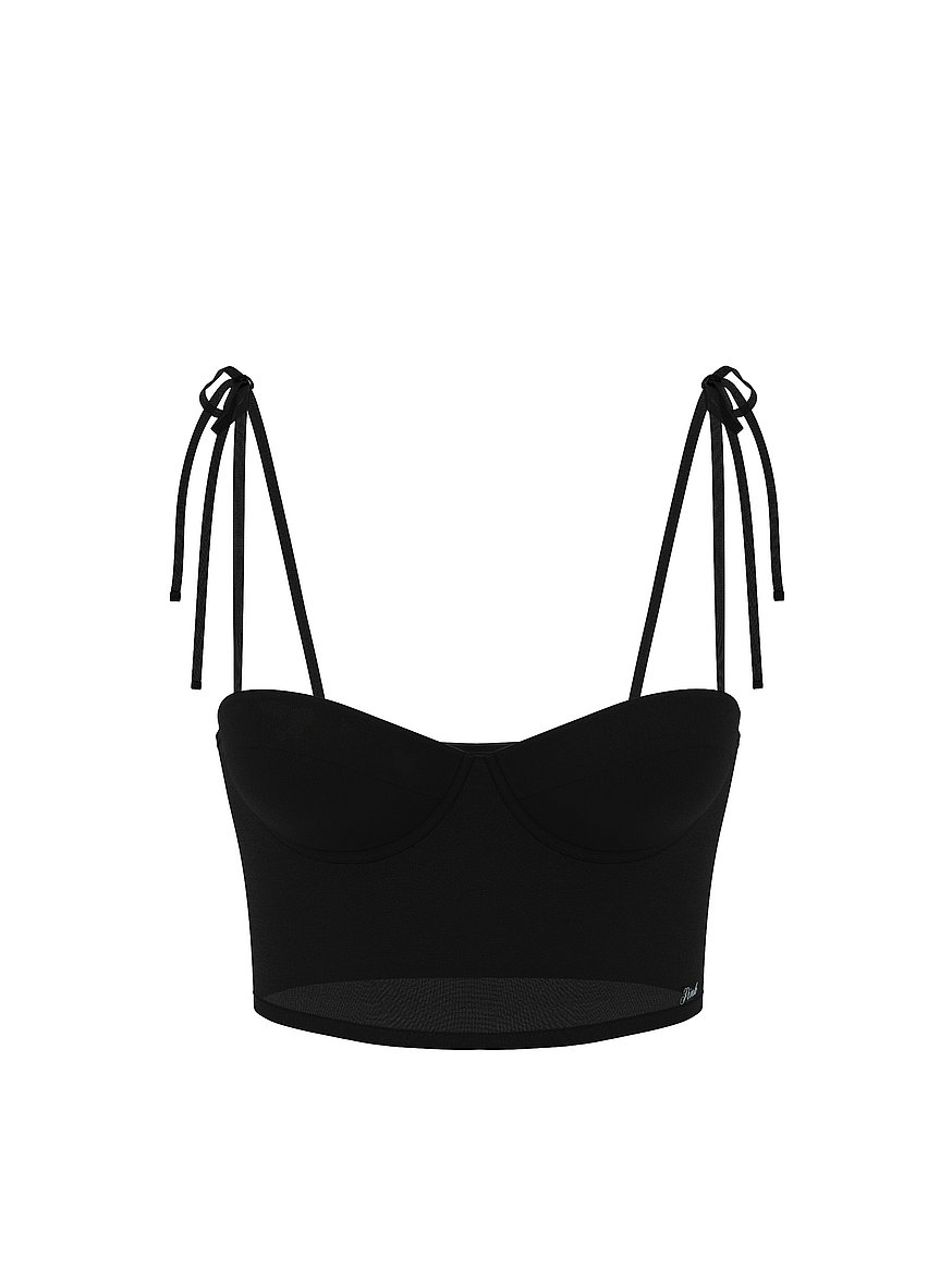 bow strap push up tankini top bow strap push up tankini top
