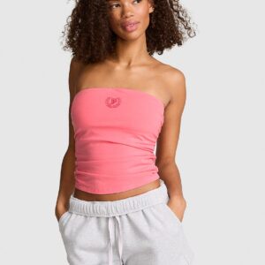 all day cotton™ side ruched tube top
