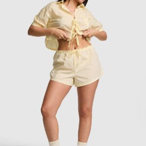 coastal cutie pajama shorts