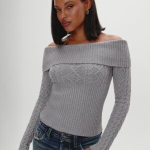 jazz cable knit sweater