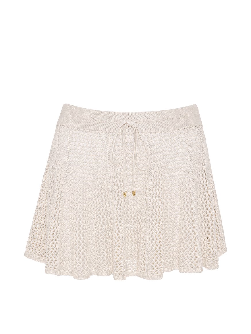beachwear crochet flare mini skirt beachwear crochet flare mini skirt