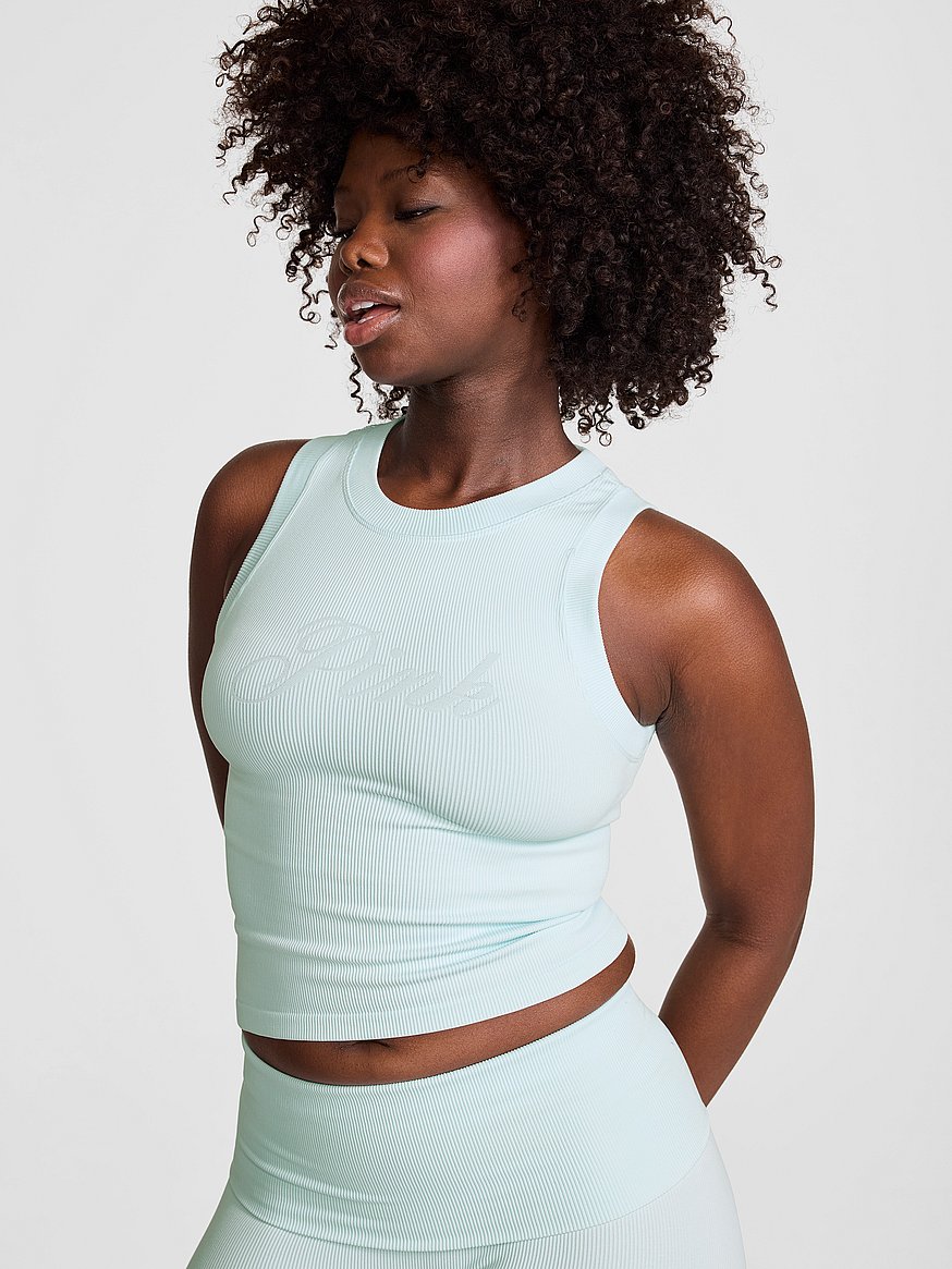 soft seamless high neck cropped tank soft seamless high neck cropped tank