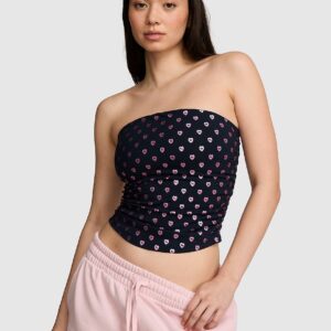 all day cotton™ side ruched tube top