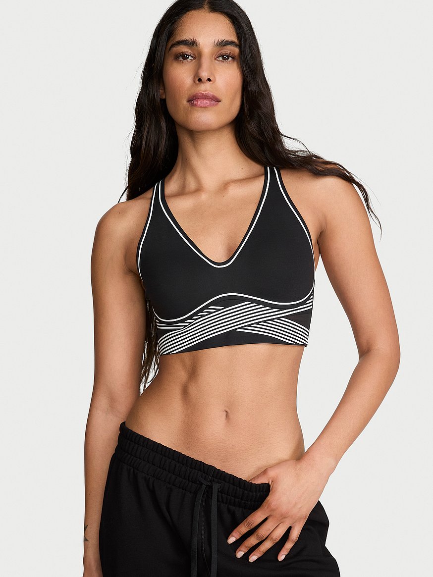 vsx elevate™ refined contours plunge sports bra vsx elevate™ refined contours plunge sports bra