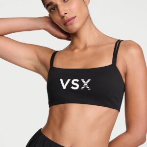 Home vsx elevate™ strappy square neck sports bra