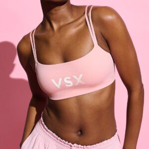 Home vsx elevate™ strappy square neck sports bra