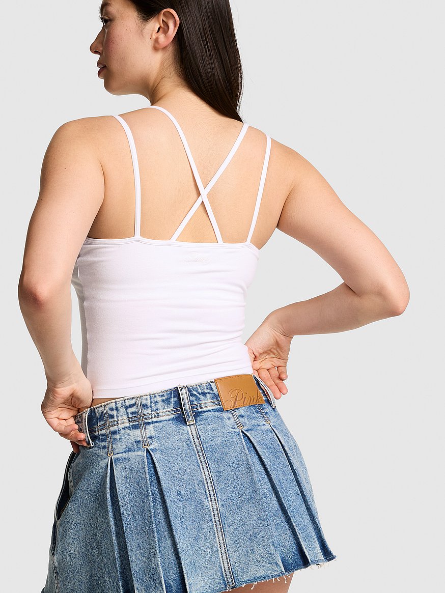 all day cotton™ strappy tank top all day cotton™ strappy tank top