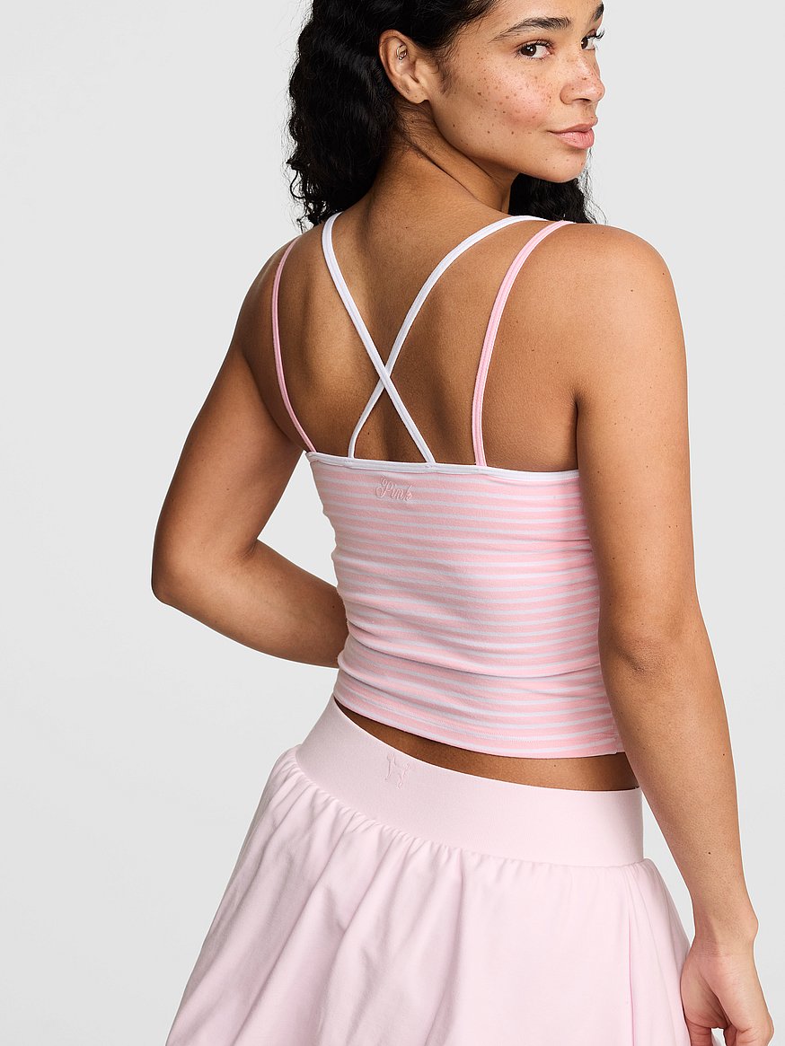 all day cotton™ strappy tank top all day cotton™ strappy tank top