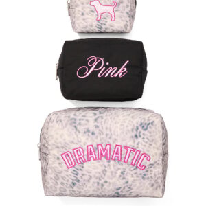 makeup bag trio