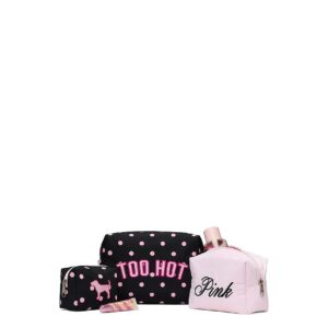 makeup bag trio