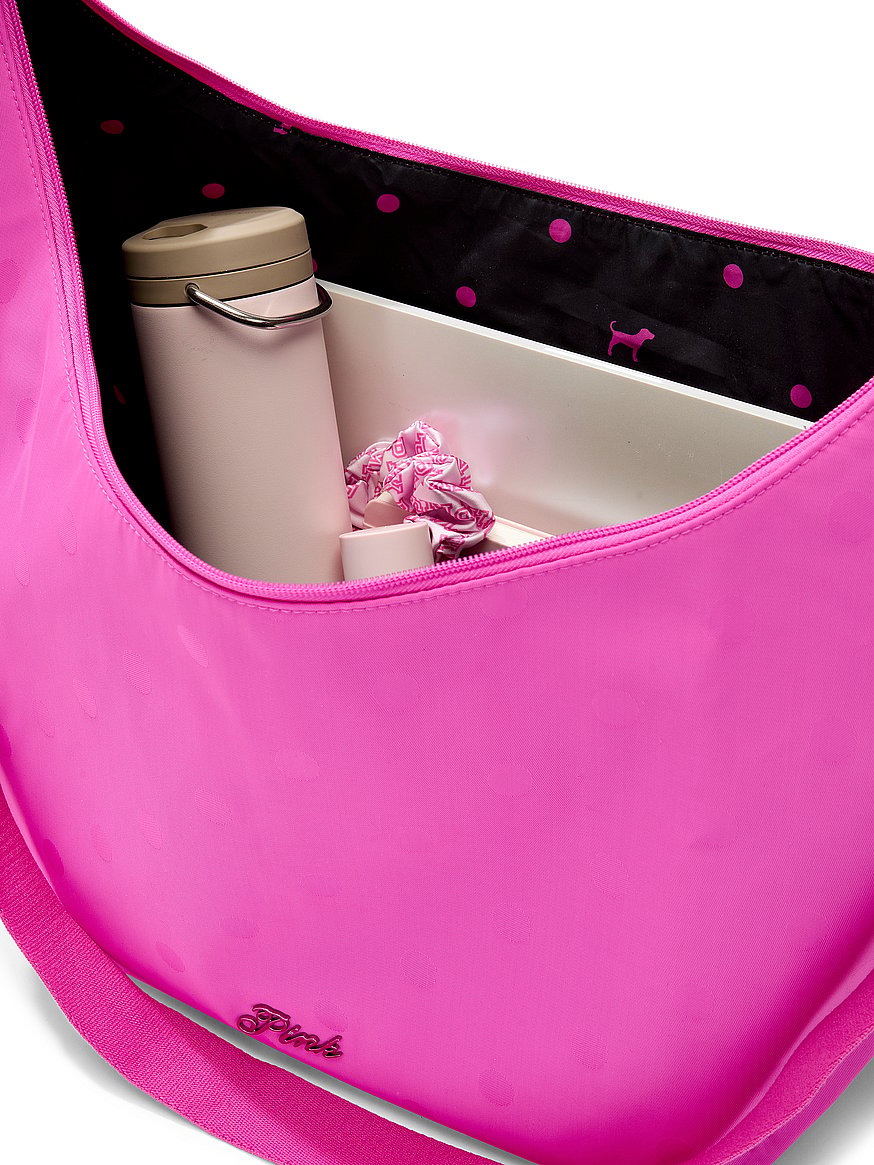 satin nylon hobo bag satin nylon hobo bag