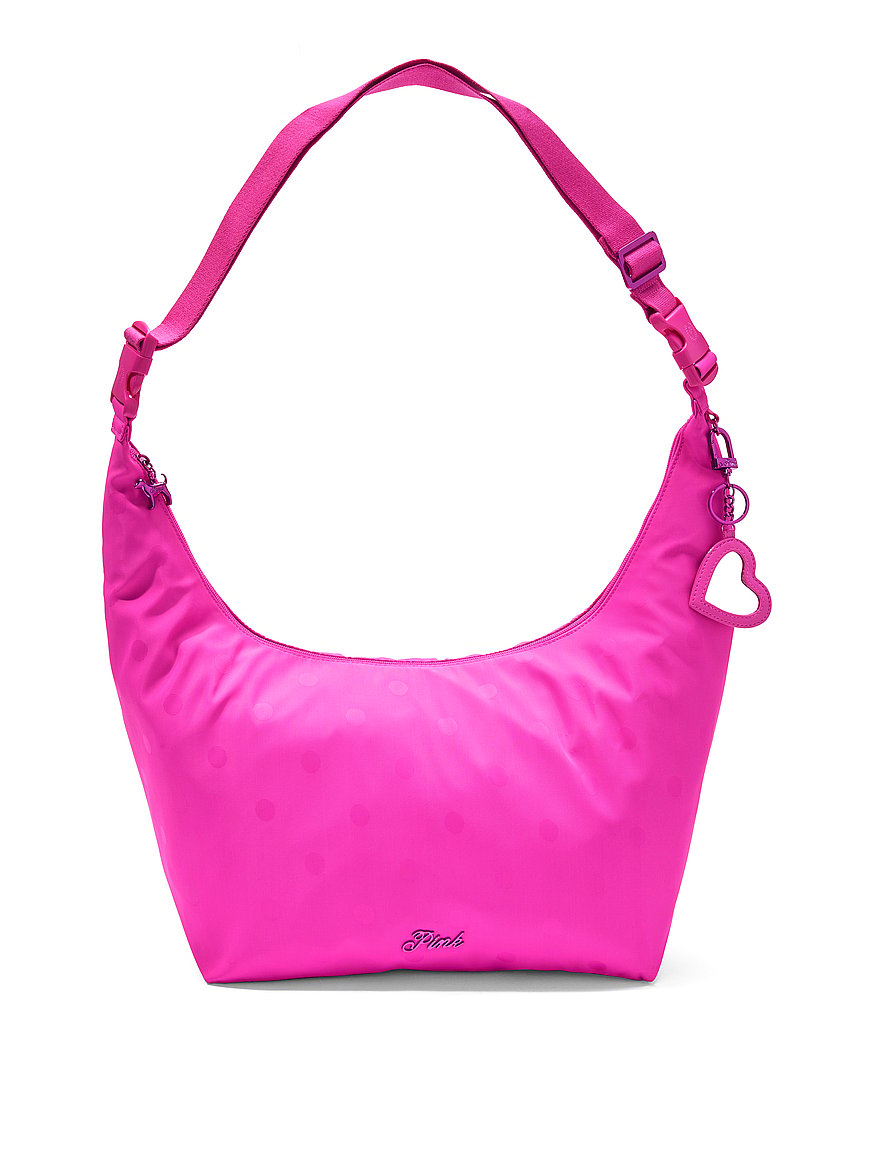 satin nylon hobo bag satin nylon hobo bag