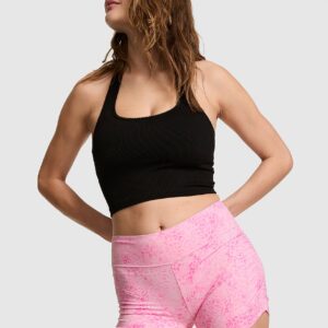 pink relay™ ruched bun shorts