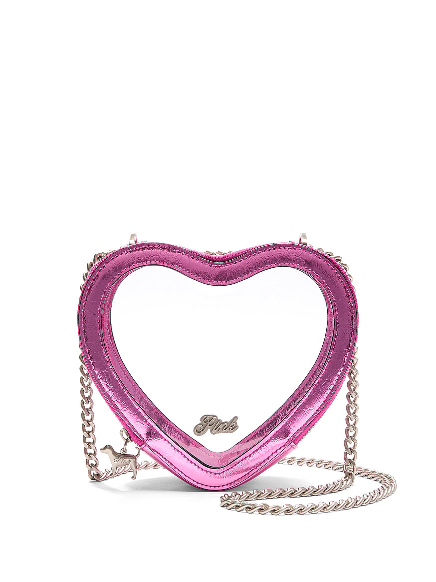 clear heart shoulder bag clear heart shoulder bag