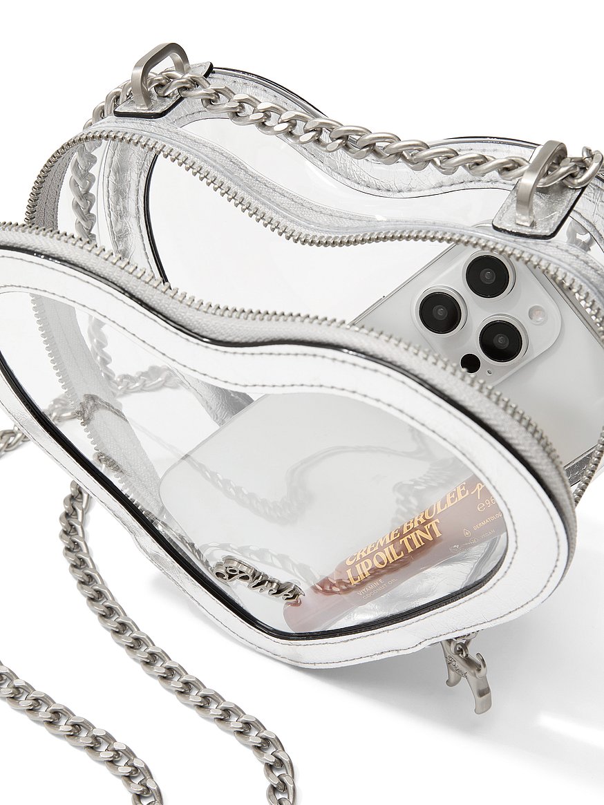 clear heart shoulder bag clear heart shoulder bag