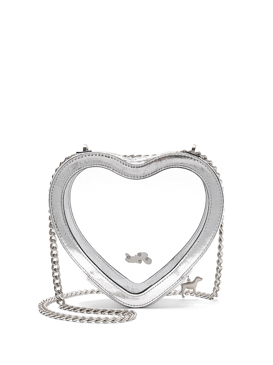 clear heart shoulder bag clear heart shoulder bag