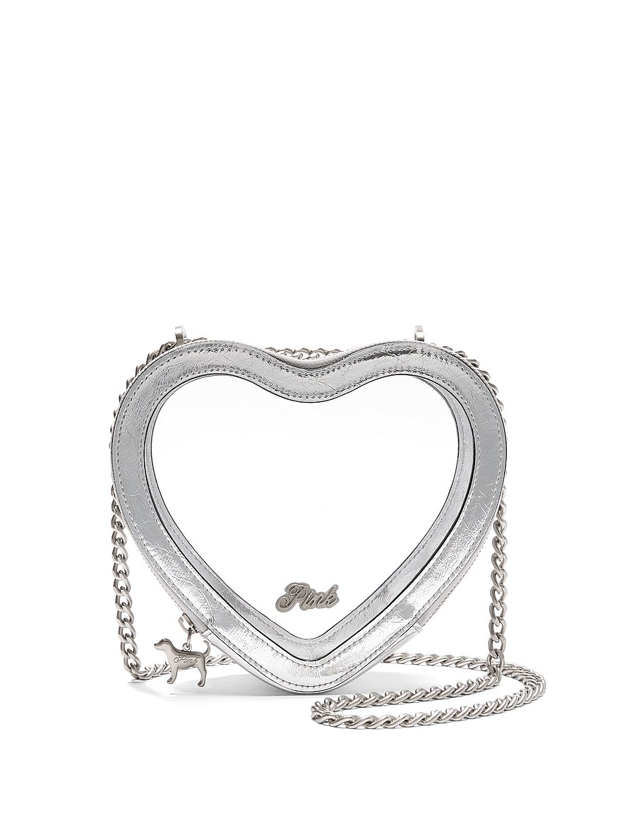 clear heart shoulder bag clear heart shoulder bag