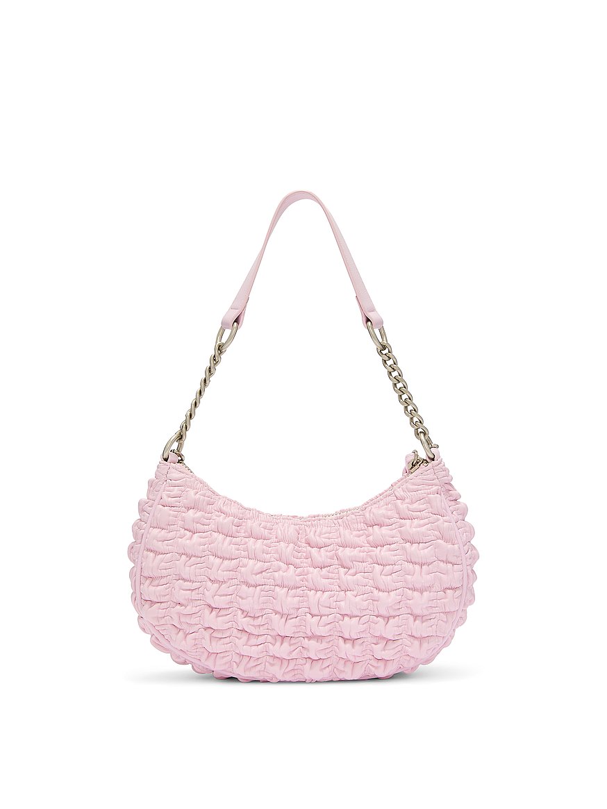 crescent ruched shoulder bag crescent ruched shoulder bag