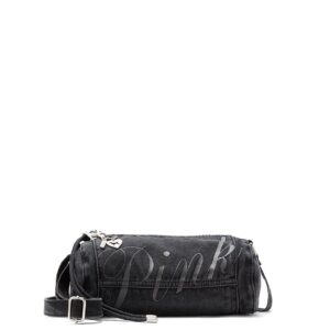 canvas rolled duﬄe shoulder bag