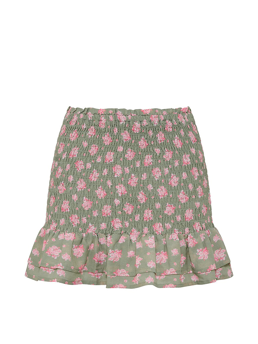 flirty fit smocked mini skirt flirty fit smocked mini skirt
