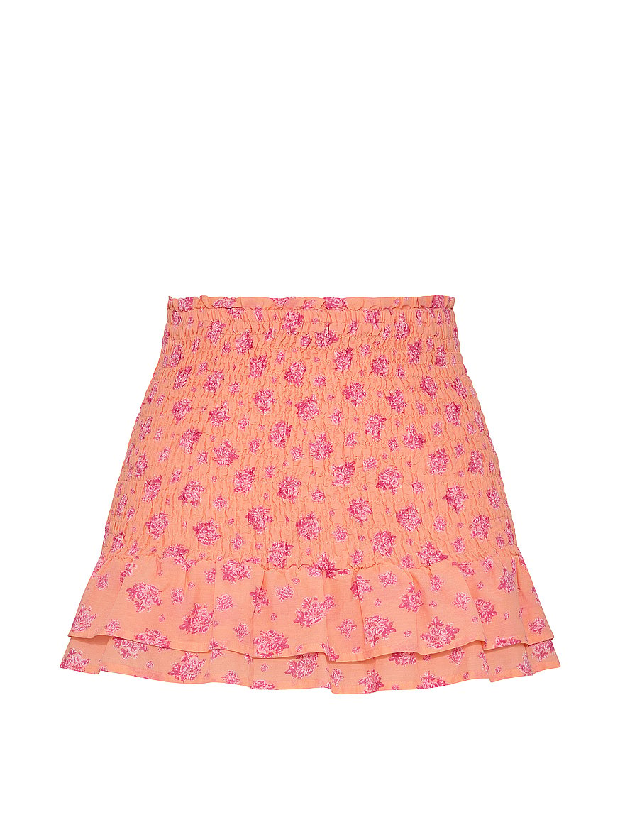 flirty fit smocked mini skirt flirty fit smocked mini skirt