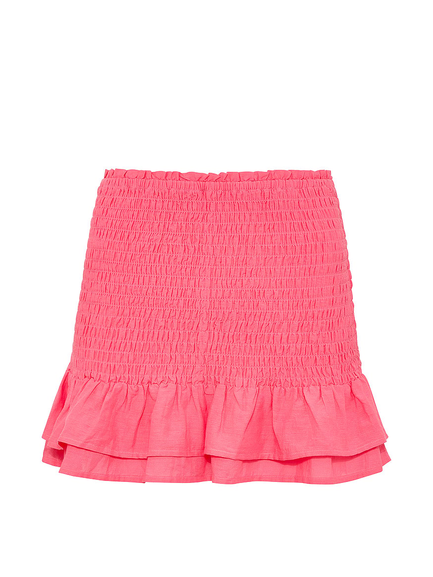 flirty fit smocked mini skirt flirty fit smocked mini skirt