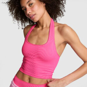 anywear halter cropped tank