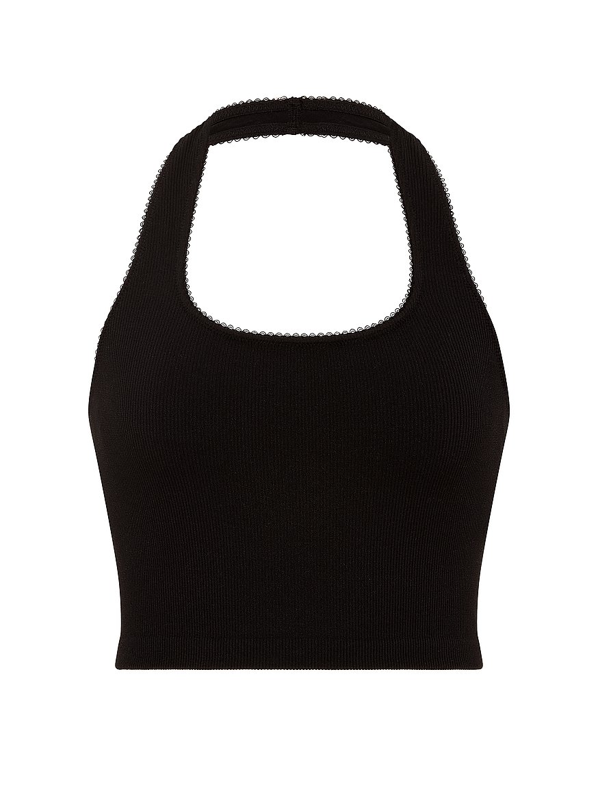 anywear halter cropped tank anywear halter cropped tank