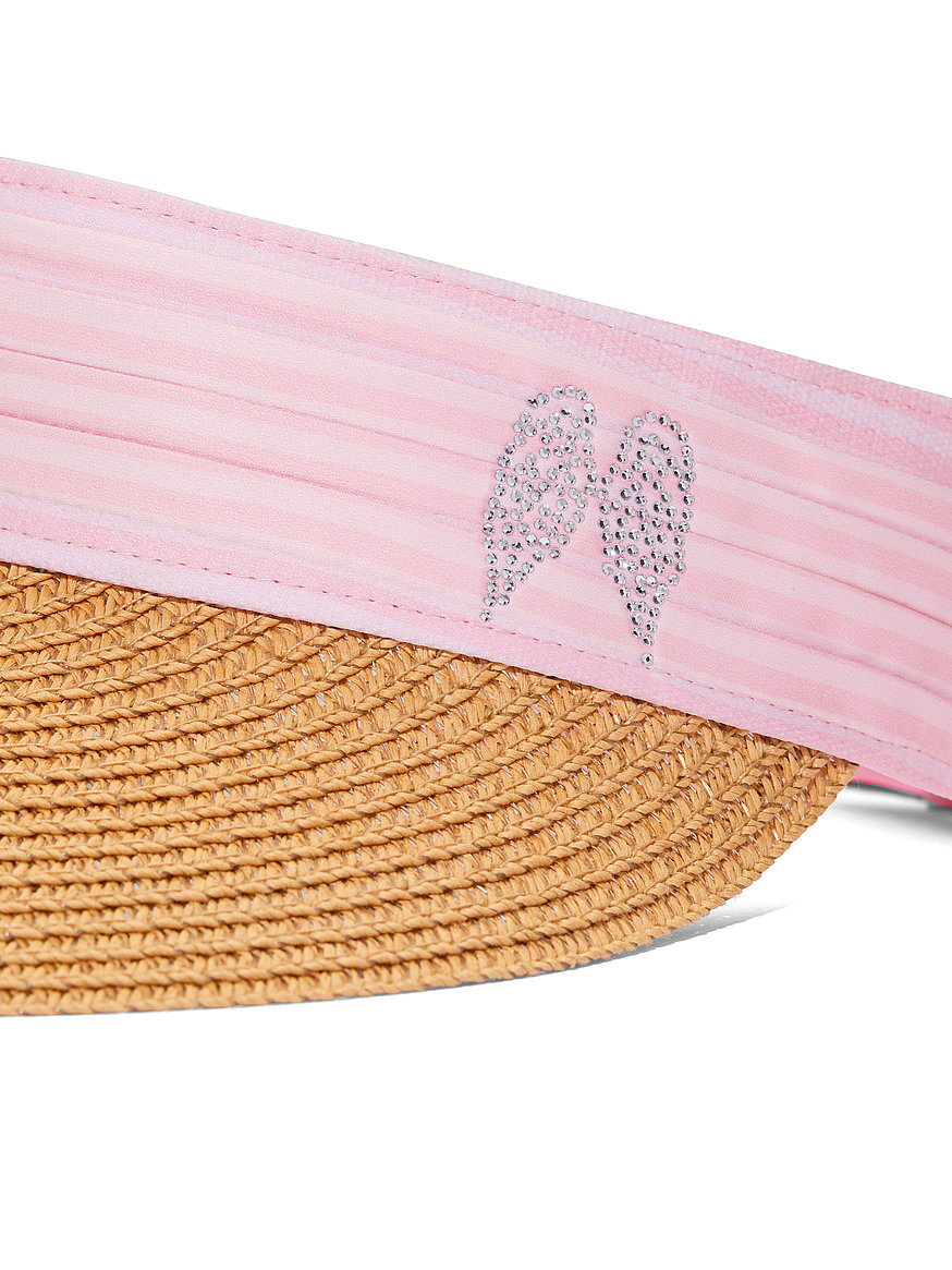 straw scarf sun visor straw scarf sun visor