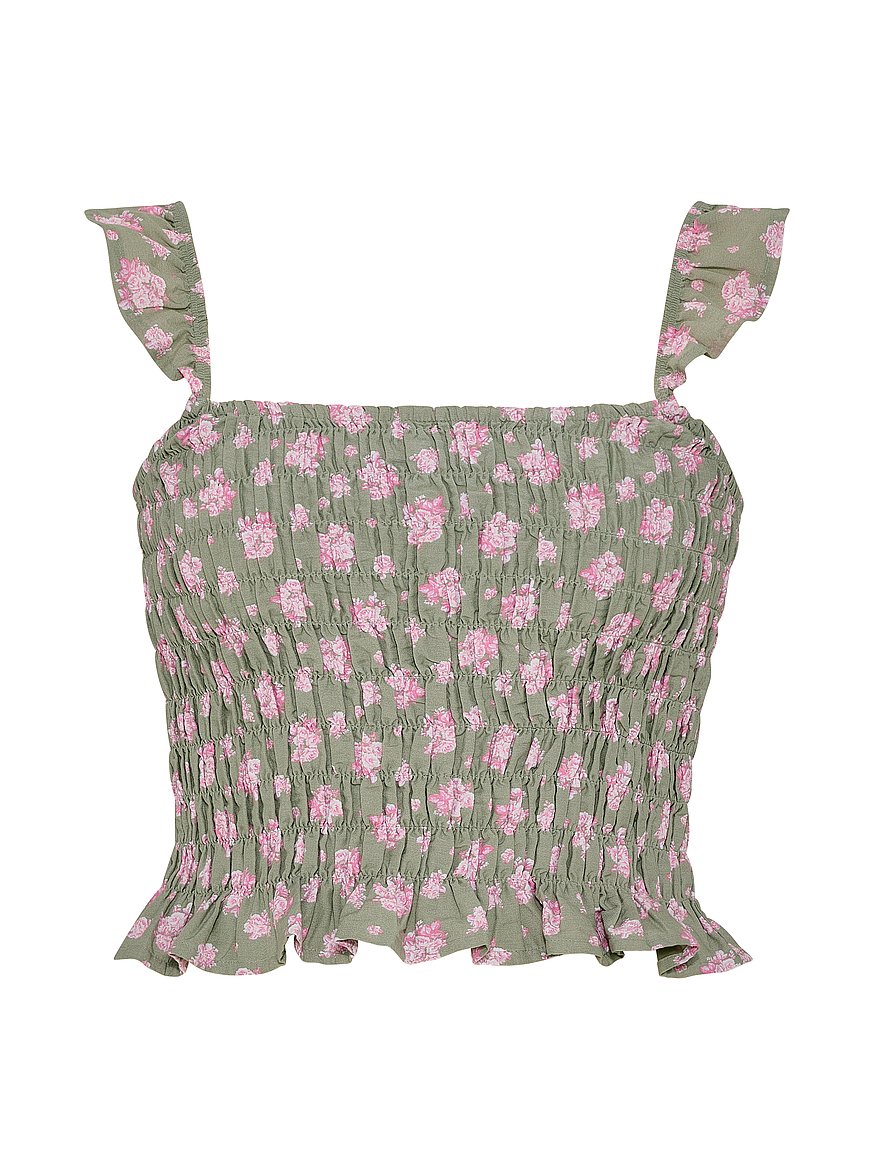 flirty fit smocked tank top flirty fit smocked tank top