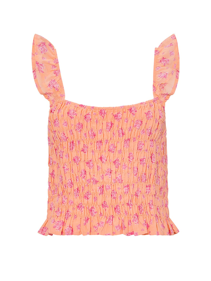 flirty fit smocked tank top flirty fit smocked tank top