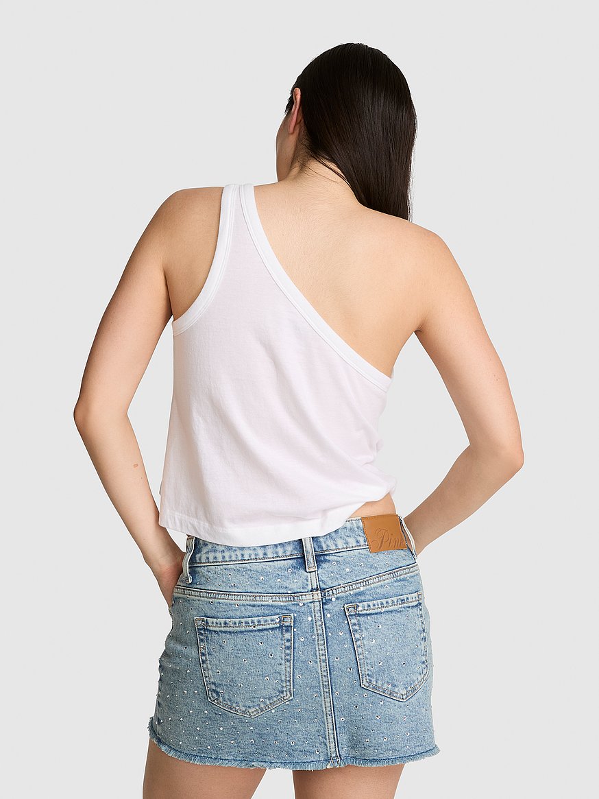 dream jersey one shoulder tank top dream jersey one shoulder tank top