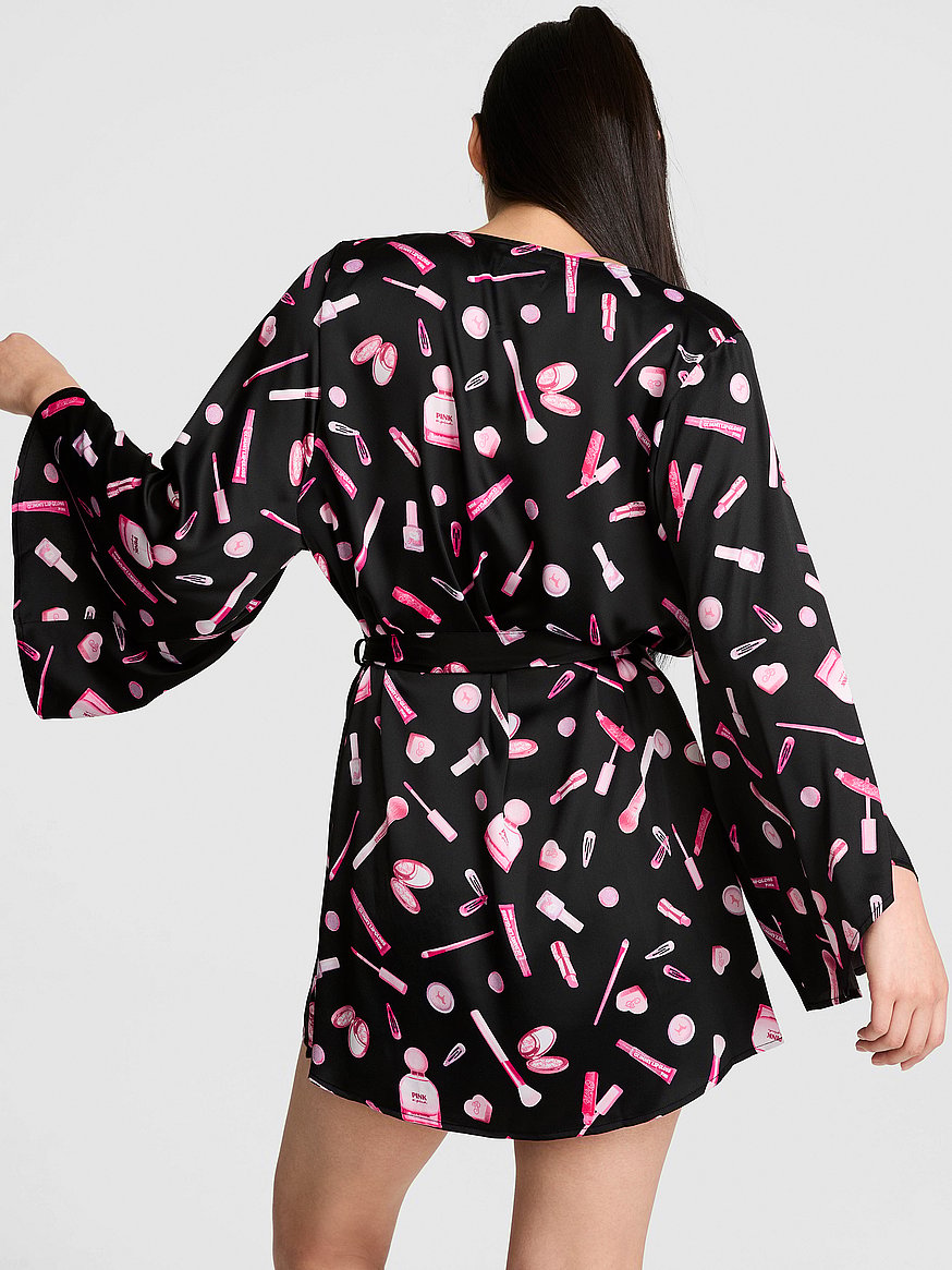 grwpink™ satin robe grwpink™ satin robe