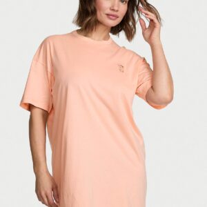 100% cotton oversize sleep tee