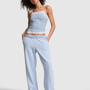 berry fleece sweatpants