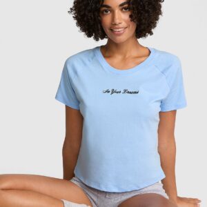 Home cotton raglan sleep tee