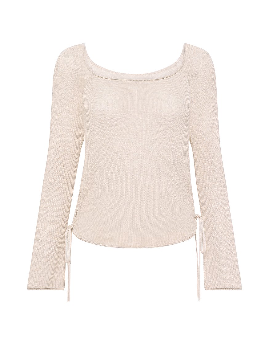 side ruched off the shoulder sweater side ruched off the shoulder sweater