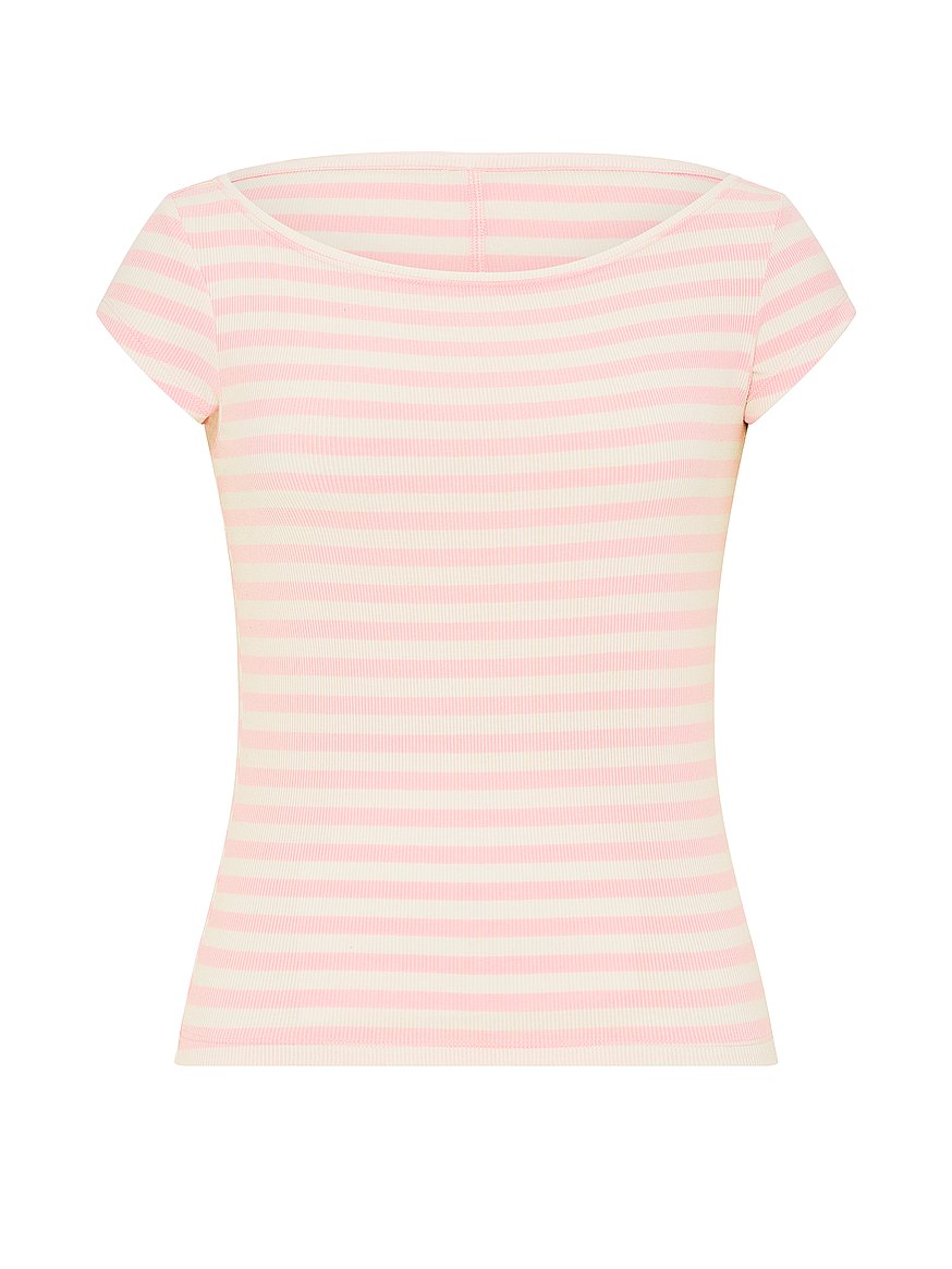 vs iconic rib boatneck tee vs iconic rib boatneck tee
