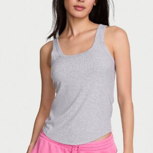 vs iconic rib square neck tank top