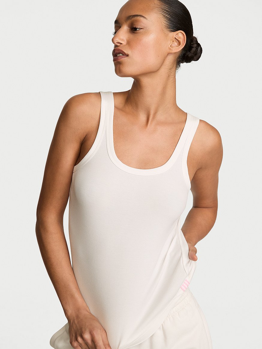 vs iconic rib square neck tank top vs iconic rib square neck tank top