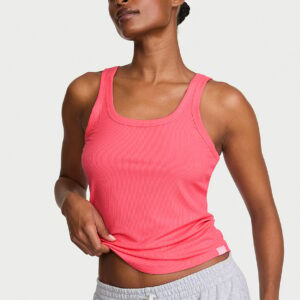 vs iconic rib square neck tank top